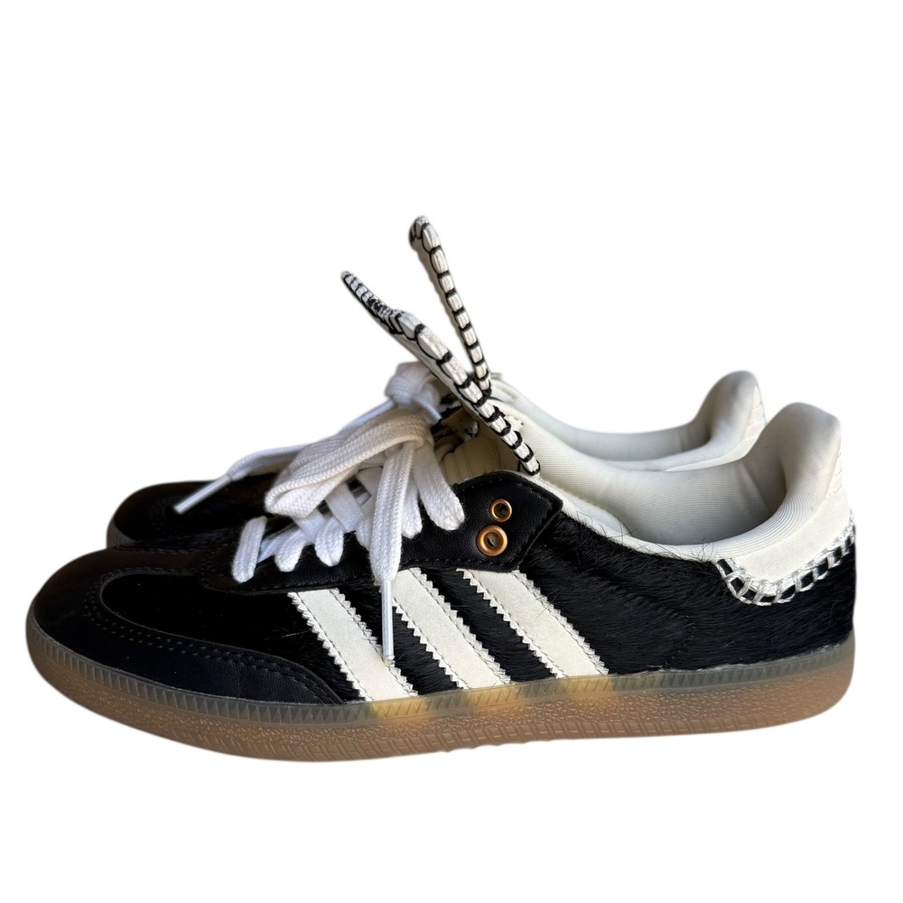 Adidas X Wales Bonner Samba Pony Tonal Core Black IE0580 Women's 5.5 Mens 4 - Picture 2 of 12